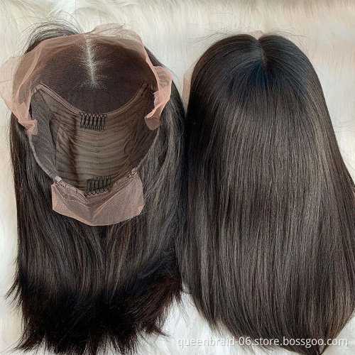 Short Bob Brazilian Straight 13x4 Lace Front Human Hair Wigs For Black Women Pre Pluck With Baby Hair 4x4 Closure Wig Remy